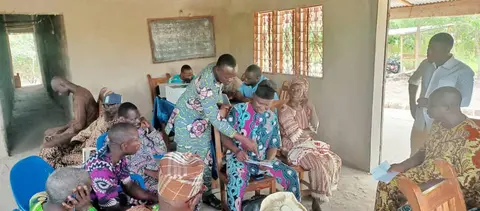 Les membres du CA en séance pratique lors de leur formation